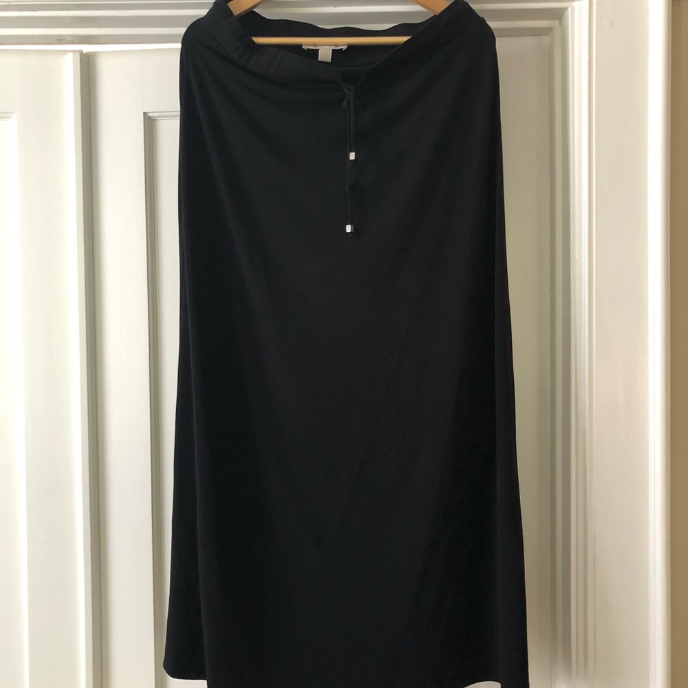 Long black skirt-Michael Kors
